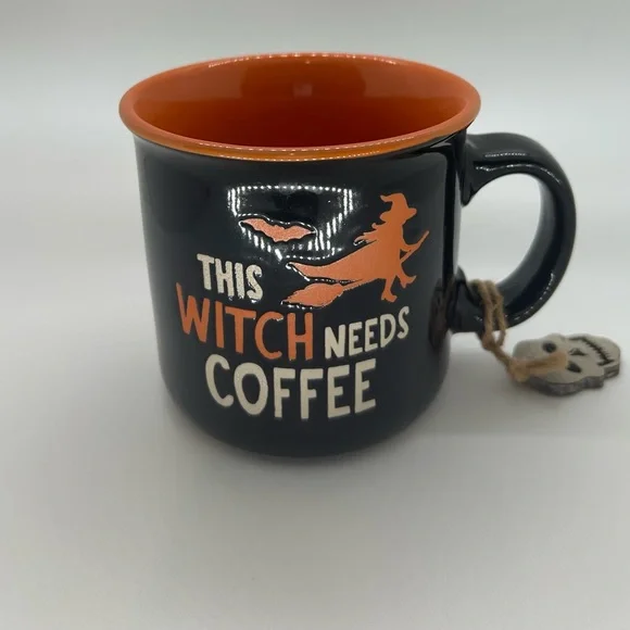 New Mug - This witch needs Coffee 20 oz Mug - Picture 1 of 3